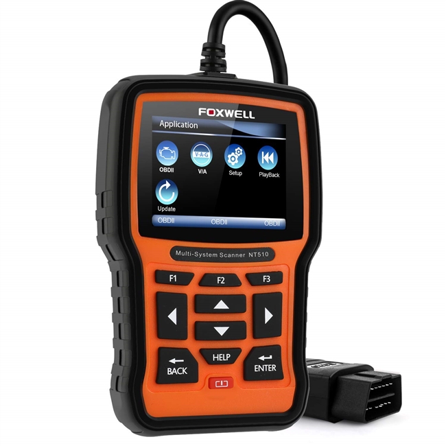 FOXWELL NT510 Pro Automotive Full System Diagnostic Scanner for VW Audi ...